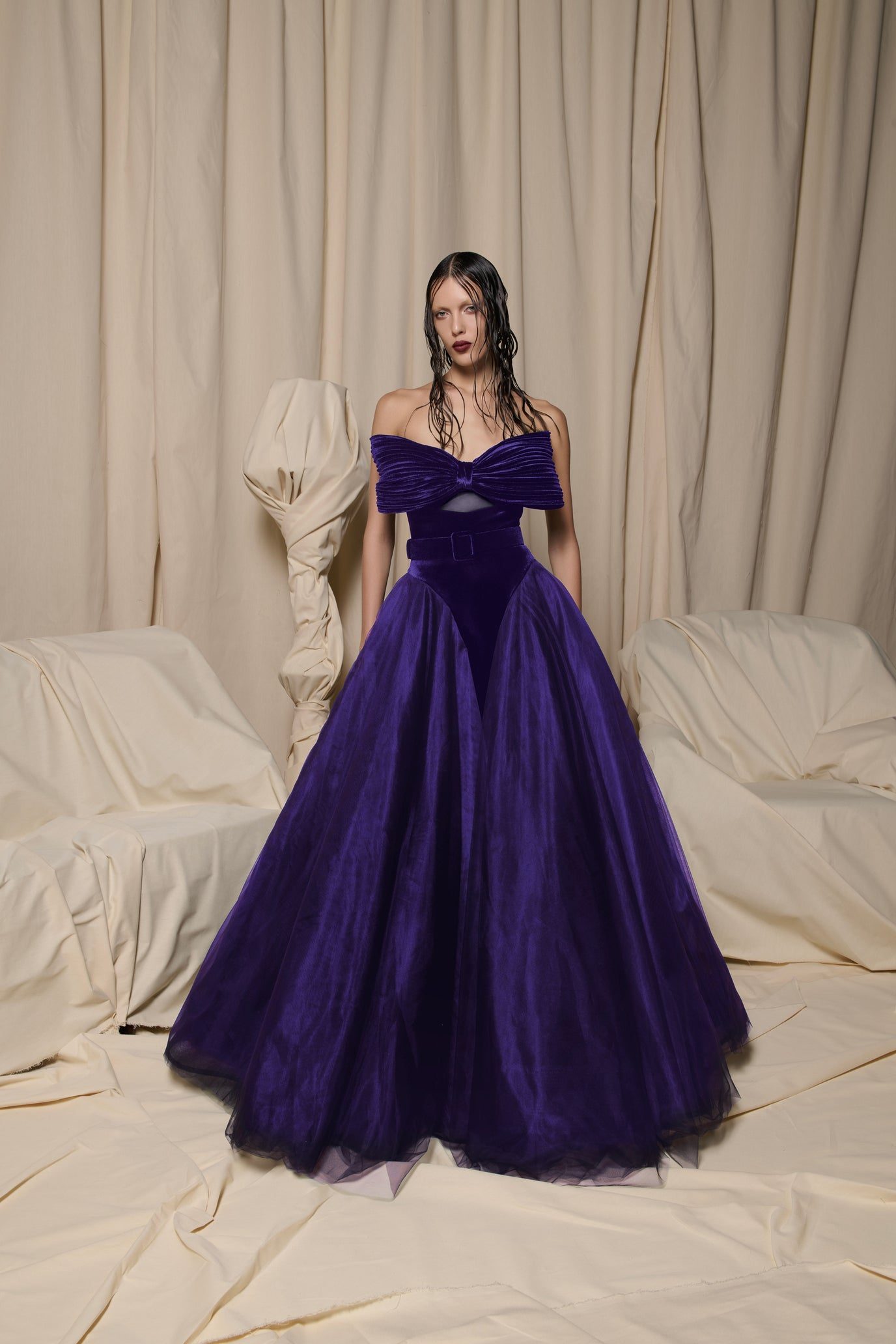 Nour Fathallah 713 - Nour Fathallah dress available to rent or buy at IS Dress Rental Lebanon