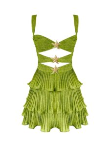 Devin Short Mermaid – Olive Green